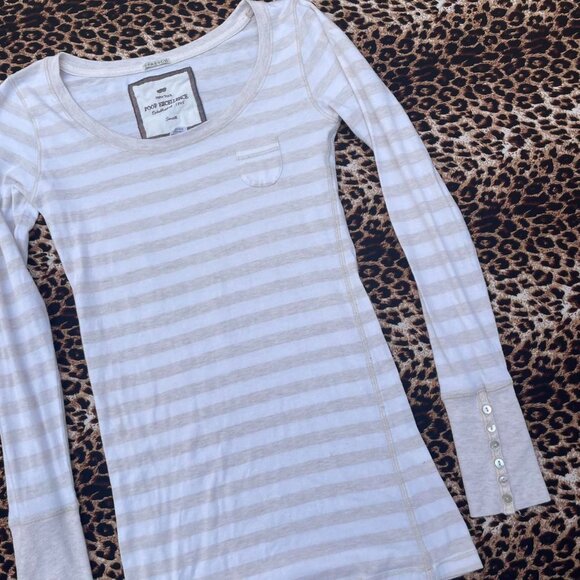 ✩ y2k striped long sleeve ✩ - Picture 2 of 8